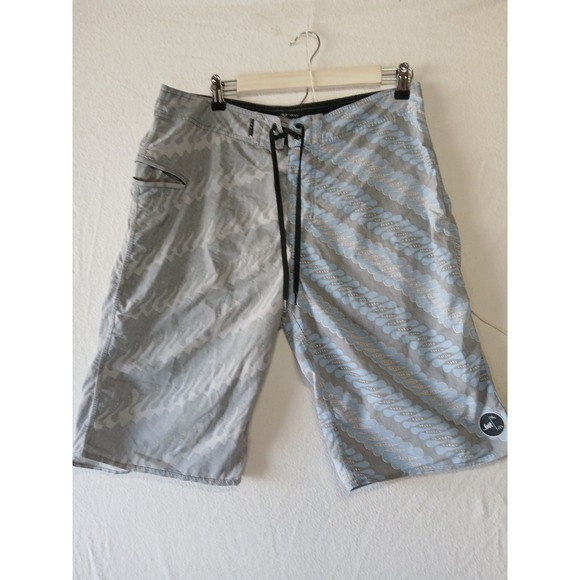 Lost Other - Lost Mens Board Shorts Small with Drawstring and Zipper Pocket sz 30